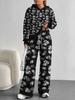 Gradual Change European and American Autumn and Winter Casual Long-sleeved Suit Women's Hooded Sweater Trousers Two-piece Set