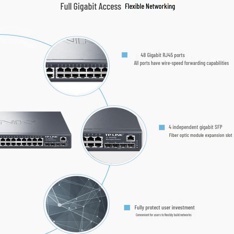 Tp-Link TL-SG3452 48-Port Gigabit L2 Managed Switch