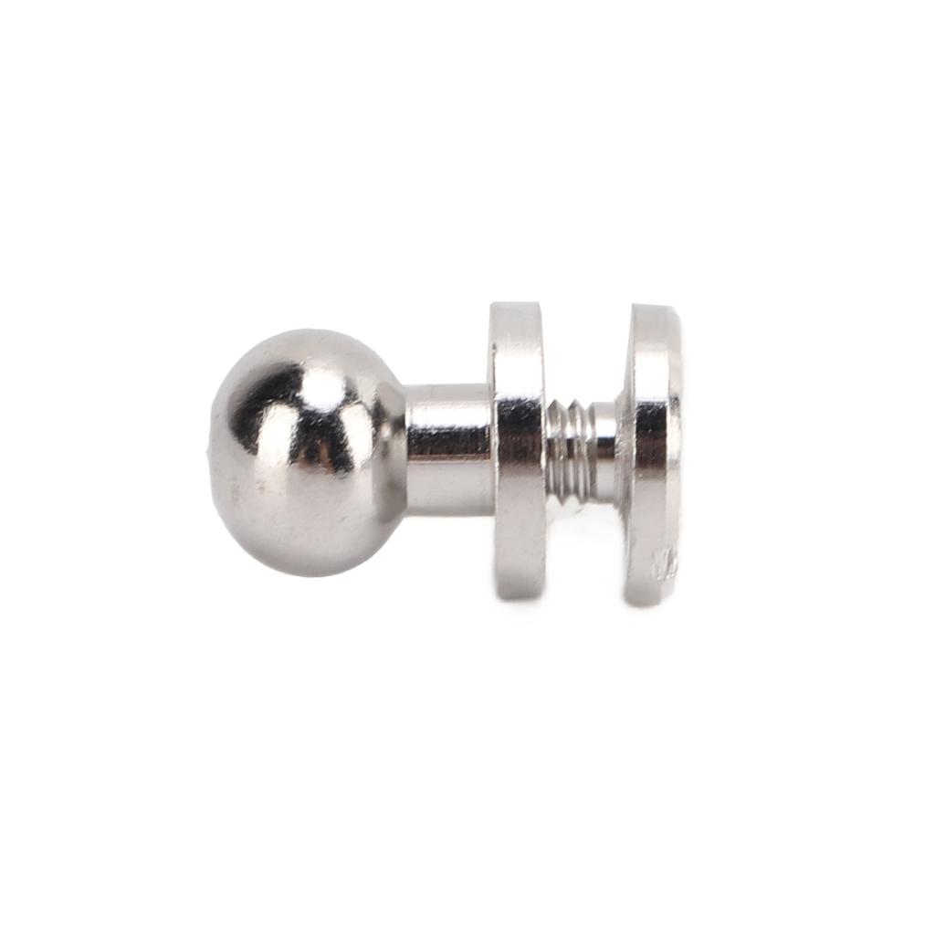20set Brass Rivets Silver Abrasion Resistance Projects Accessories for Belt Handbags