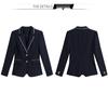 Unisex British College-Style Suit Jacket & Pleated Skirt Set: Stylish, Professional JK Uniform.