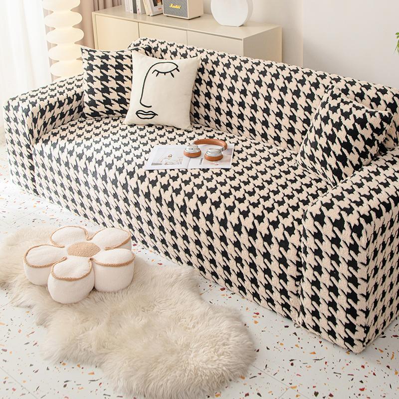 

Эластичный чехол для дивана Универсальный универсальный чехол Универсальный толстый чехол для дивана на флисовой подкладке Ткань Императорское сиденье наложницы 305—360cm