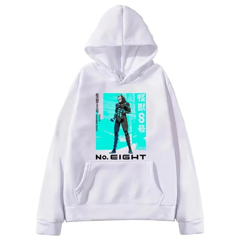 Autumn Harajuku Anime Kaiju Graphic Printed Hooded Men Women Comfortable Hoodies Casual Loose Sweatshirt Unisex