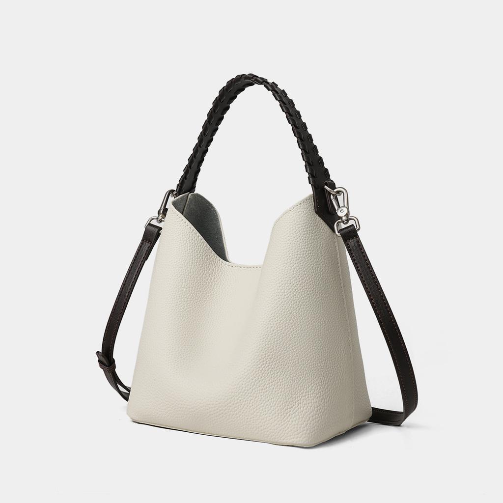 Women's Bag Korean Version Casual Mother and Child Bucket Bag New Handbag Fashionable and Versatile Single Shoulder Crossbody Armpit Bag