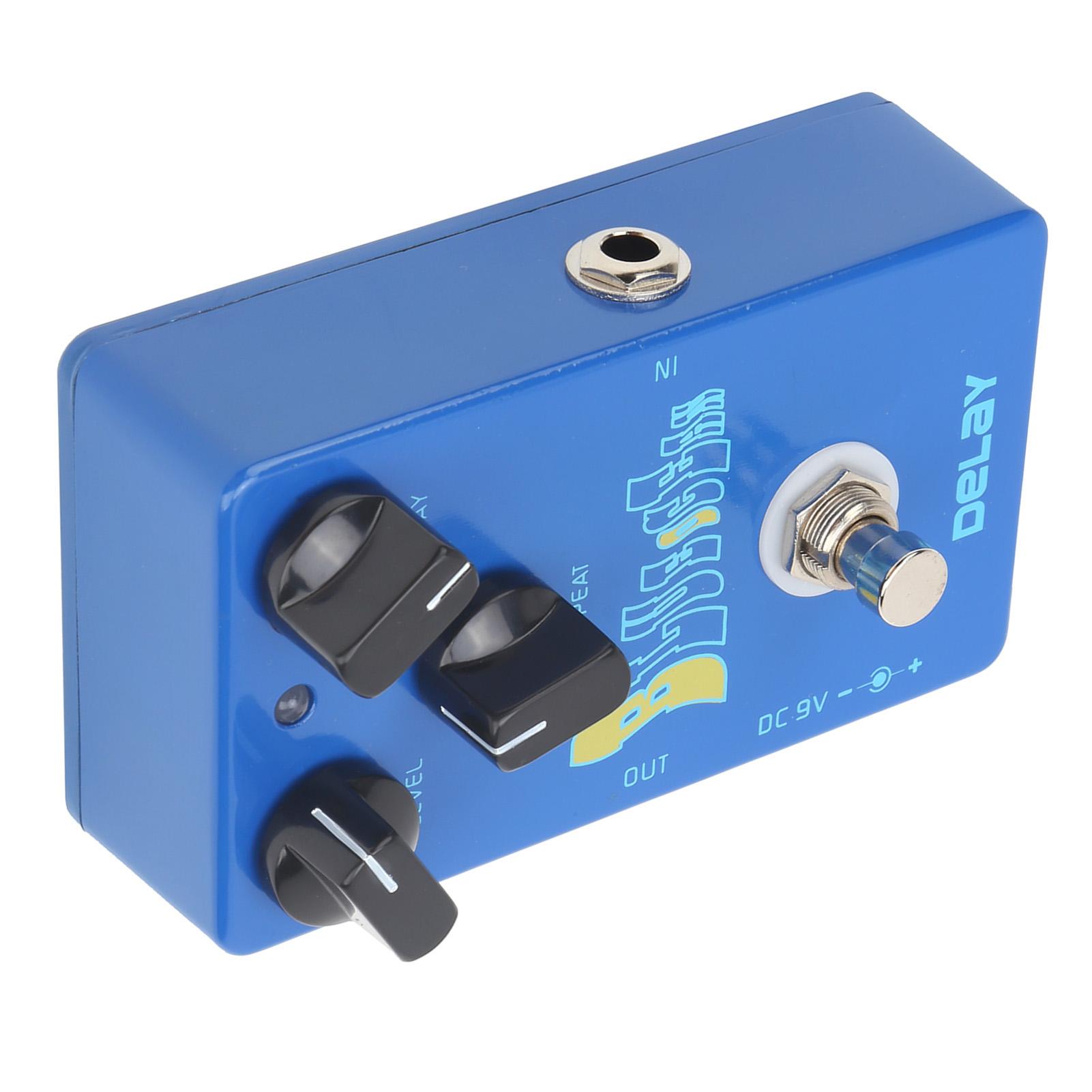 

Педаль эффекта задержки True Bypass Звуковой процессор Электрогитара Моноблочный блок