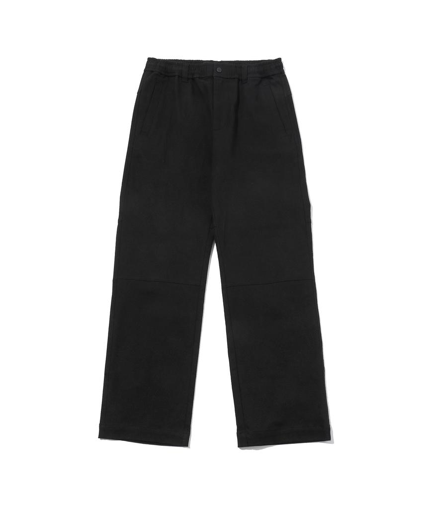 BEENTRILL NEWYORK Peach Twill Comfort Fit Fatigue Pants (Black)