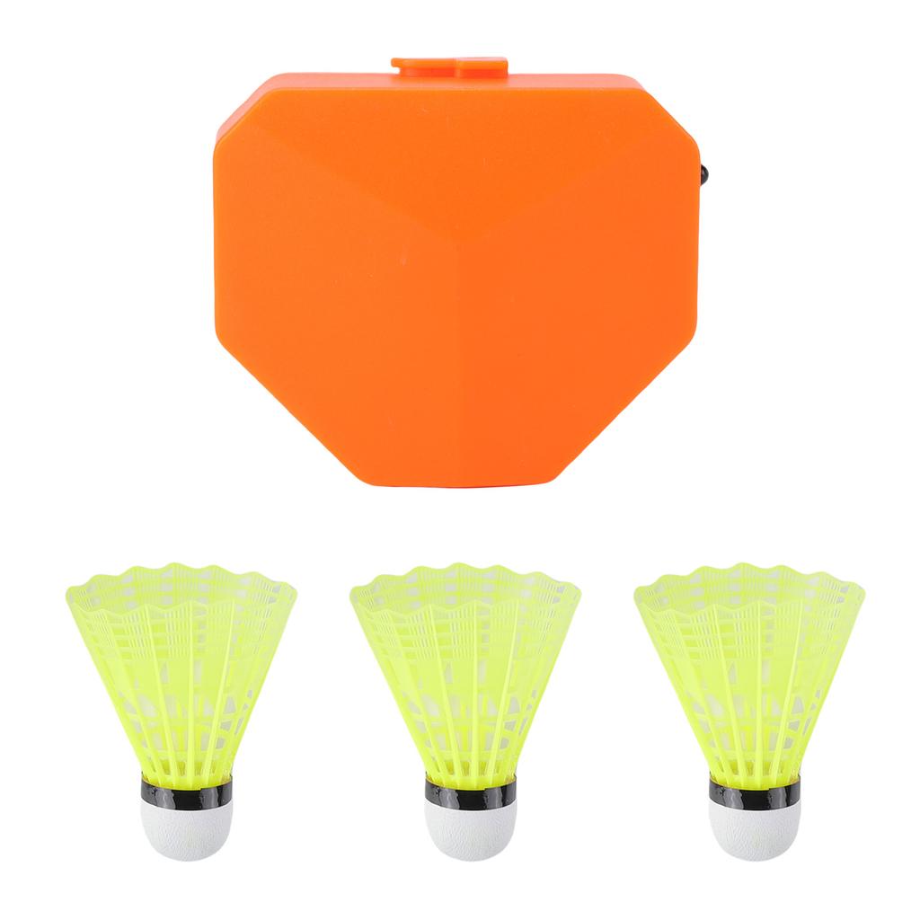 Badminton Trainer Einzelspieler Trainingsset mit 3 Federbällen