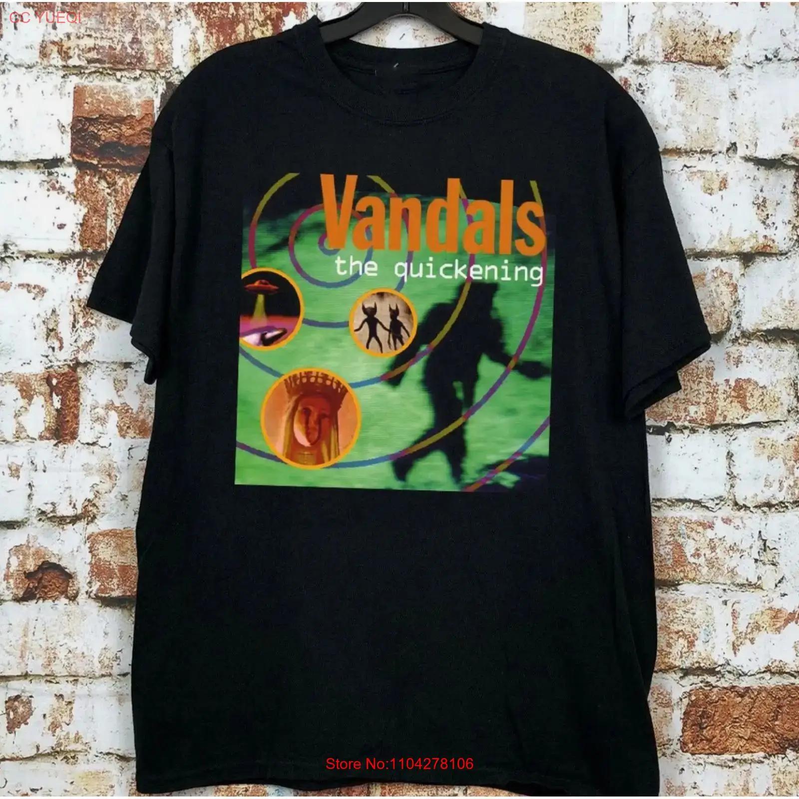 

The Vandals band Quickening Black Cotton T Shirt Full Size S 5XL vintage Washed graphic streetwear designer clothes Unisex 5XL різнокольоровий