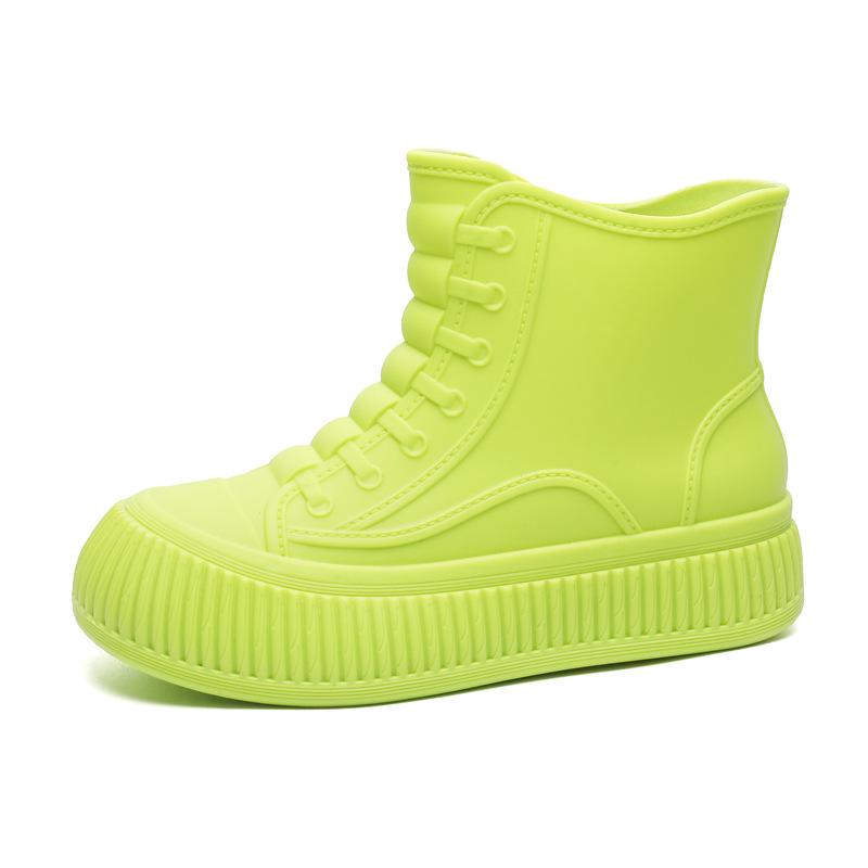 Rain Shoes Women's Rain Boots Water Boots Non-slip Fashion Water Shoes Rubber Shoes Women's Waterproof Shoes