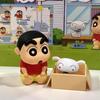 Crayon Shin-chan: Shiro's Life Blind Box Figurine - Trendy Toy Doll & Desktop Ornament Gift