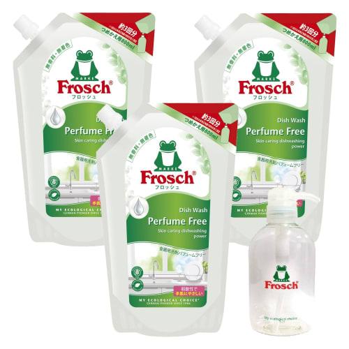 

Frosch Dishwashing Detergent, Perfume-Free, 800ml x 3 Bottles with Pump Bottles [.co.jp Exclusive]