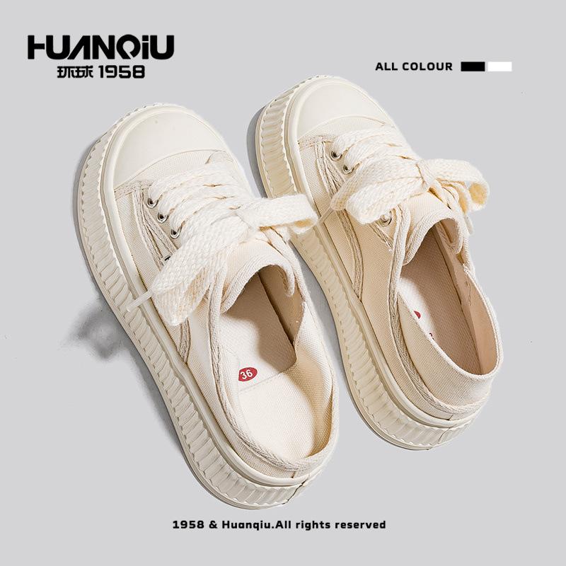 Глобальные 22-летние новые ретро холщовые туфли тканевые туфли повседневные портовый стиль дышащие модели 35