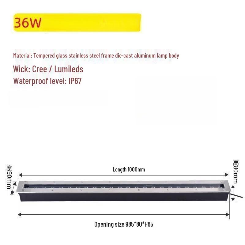 Mengpao Embedded LED Linear In-Ground Light