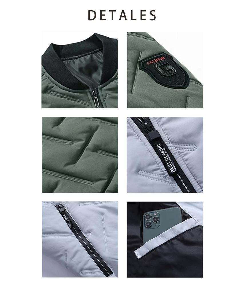 Black Embossed Line Blouson Solid for Outdoor and Street and Features a Open Long and a Korean Available in Black J.STORE Men's Jacket, Color,