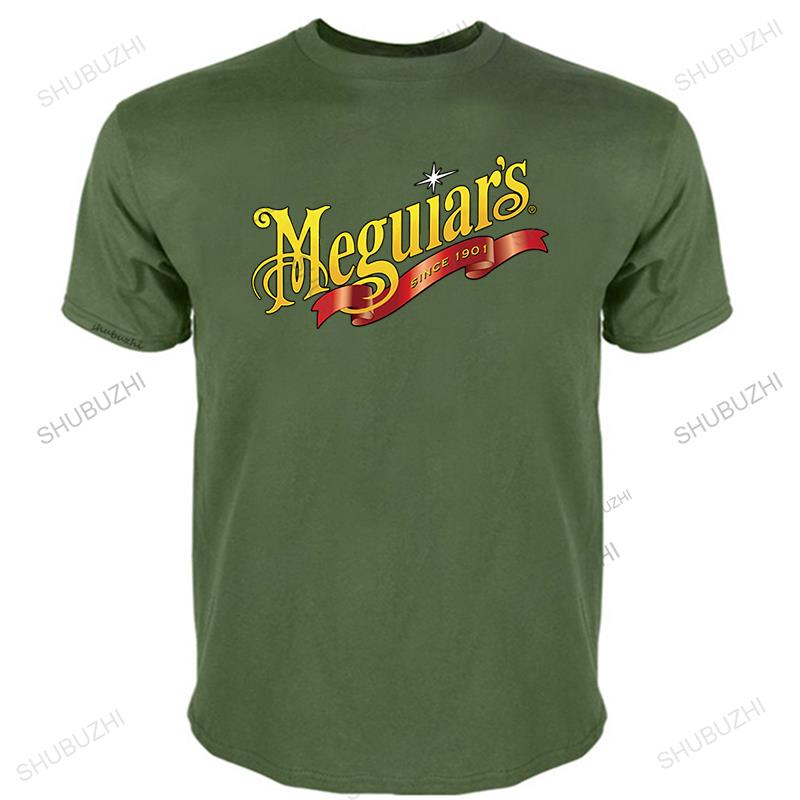 Mode Freizeit T-Shirts Meguiars Automobil Auto LKW Autoteile Cooler Used-Look Marken-T-Shirt Sweas Rundhals Maßgeschneidert