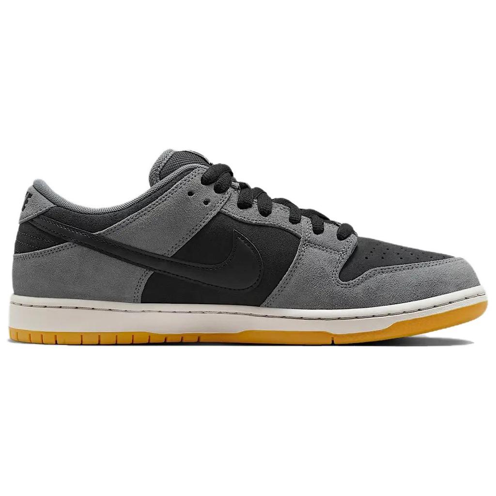 Nike Dunk Low SB Dark Smoke Grey Unisex Sneakers Black Photon-Dust Gum-Light-Brown HF3063-001