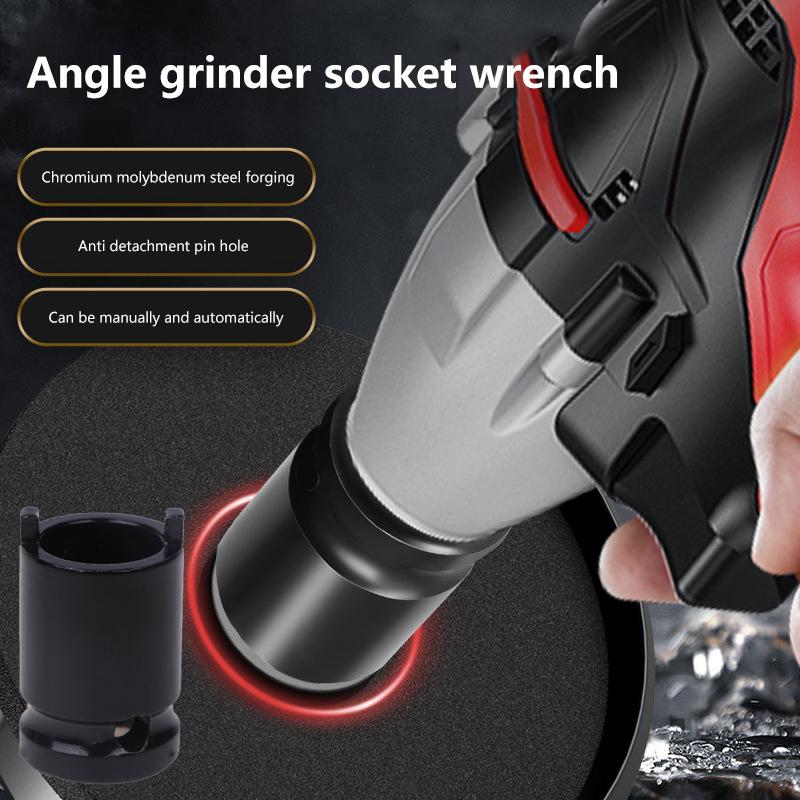 

1Pc Diy Accessories Angle Grinder Socket Wrench 1/2 Interface 12.5Mm Manual Electric Pressing Plate Removal Socket Tool