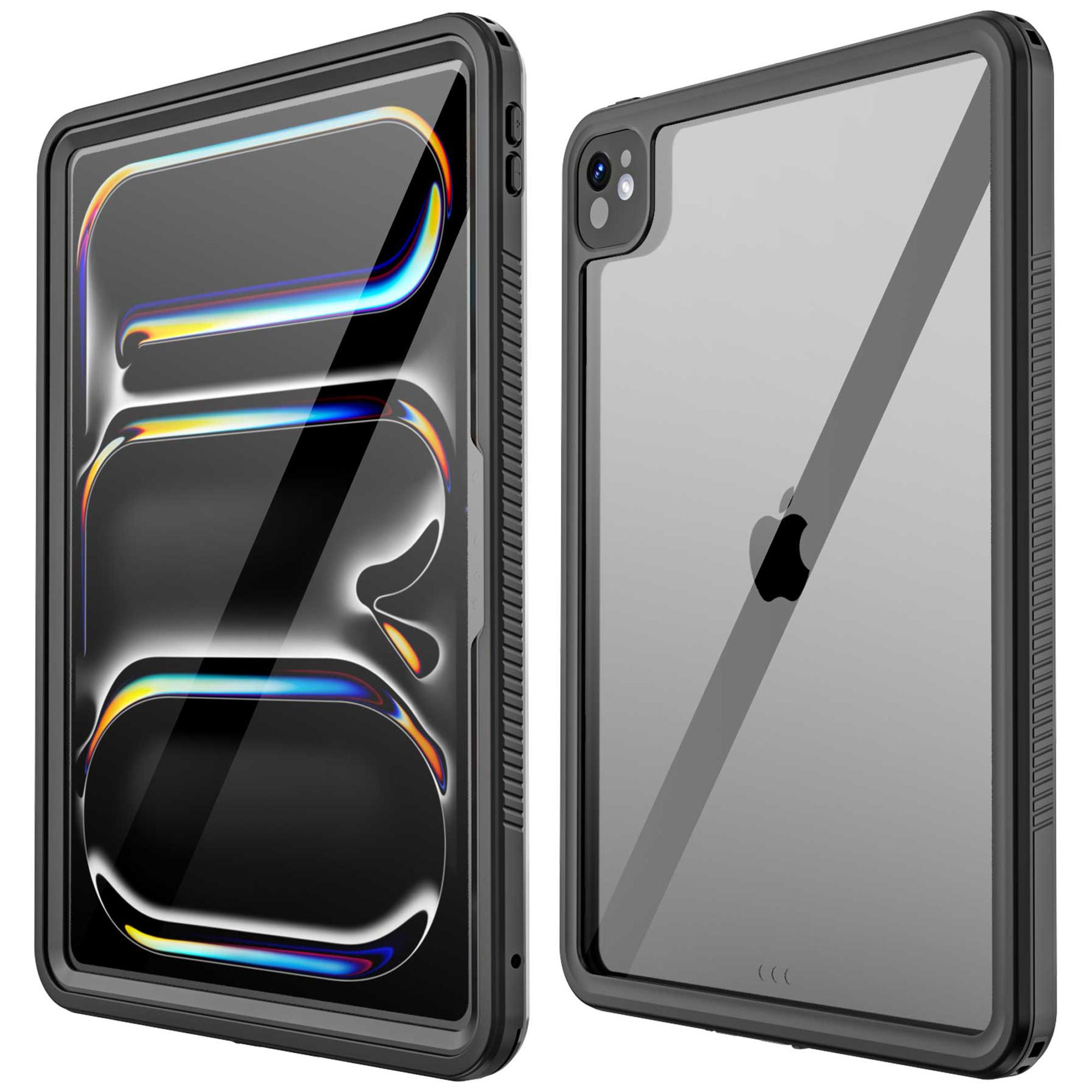 

Для iPad Про 11 (2024) Чехол для планшета из ПК+ПЭТ+ТПУ, водонепроницаемый IP68, противоударный корпус A