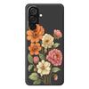 For Samsung Galaxy A36 5G Case Beautiful Flowers Pattern Printing Straight Edge TPU Phone Back Cover