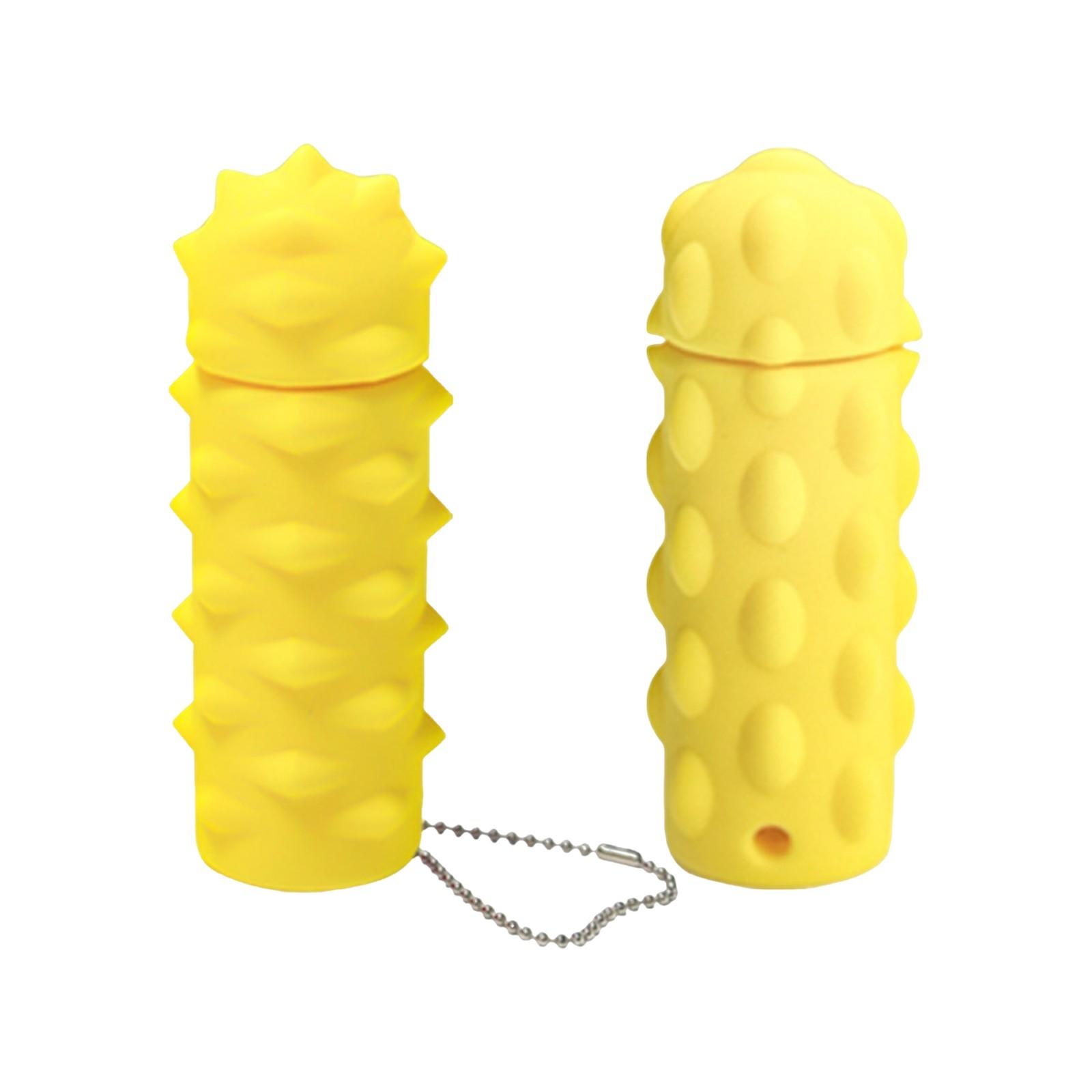 

Силиконовый декомпрессионный массажер, Вращающийся сенсорный декомпрессионный массажер One Size жёлтый