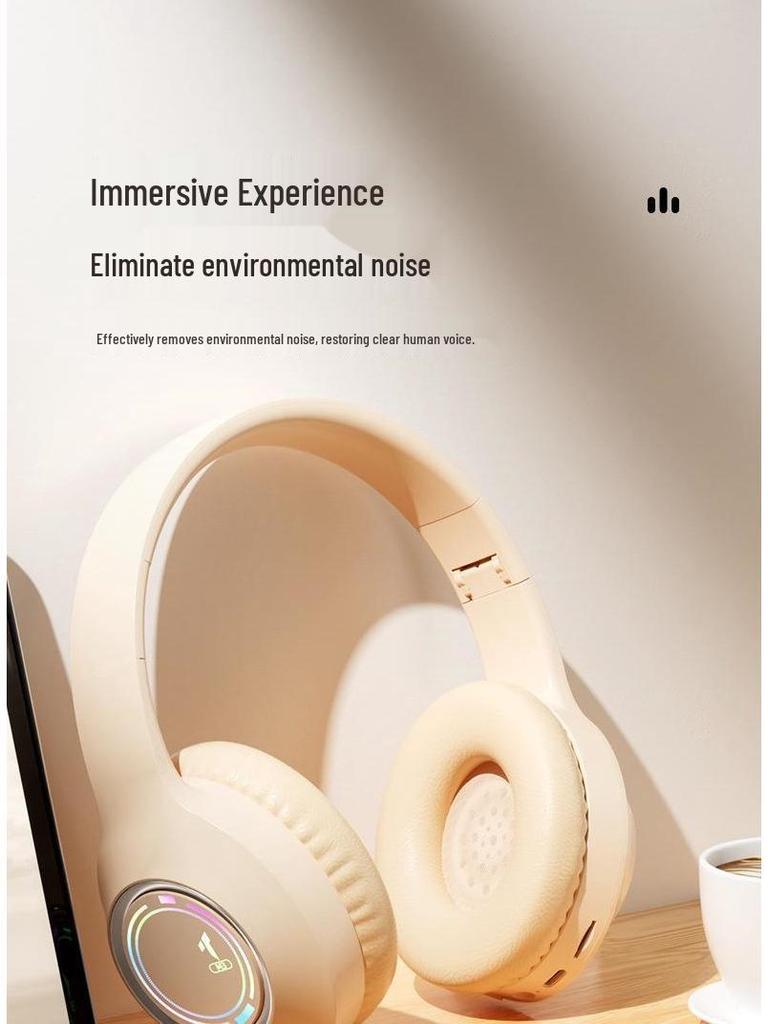Wireless Over-Ear Extra Bass Bluetooth Gaming Headset M3 with Glowing Features