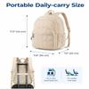 Laptop Backpack Waterproof, Large Compartment, Quilted Everyday School Bag For Women And Men, Travel Backpack