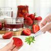 Erdbeer-Stielentferner Werkzeug Erdbeer-Edelstahl-Kernentferner Entferner Werkzeug Tragbar Tomaten-Oberteil Stielentferner Werkzeug Ergonomisch