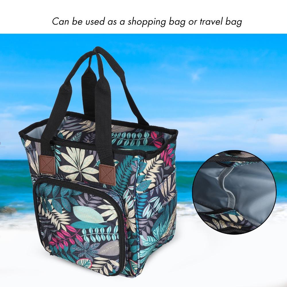 Large Capacity Knitting Tote Bag Portable Design Crochet Organizer Bag For Knitter