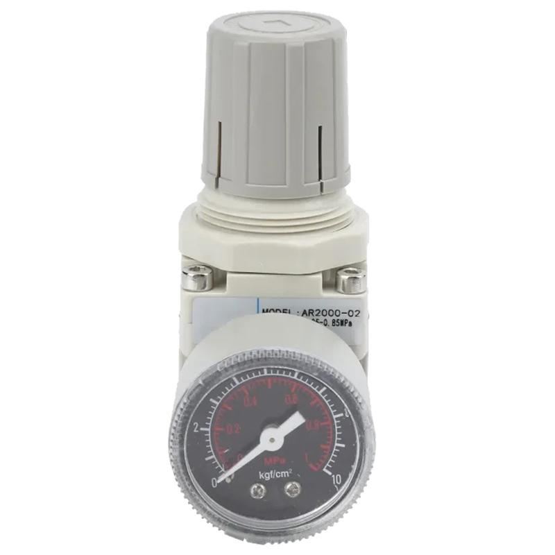 Pneumatic Pressure Regulator Ar2000-02 Air Compressor Pressure Reducing Valve Air Filter Processor Pressure Control Valve