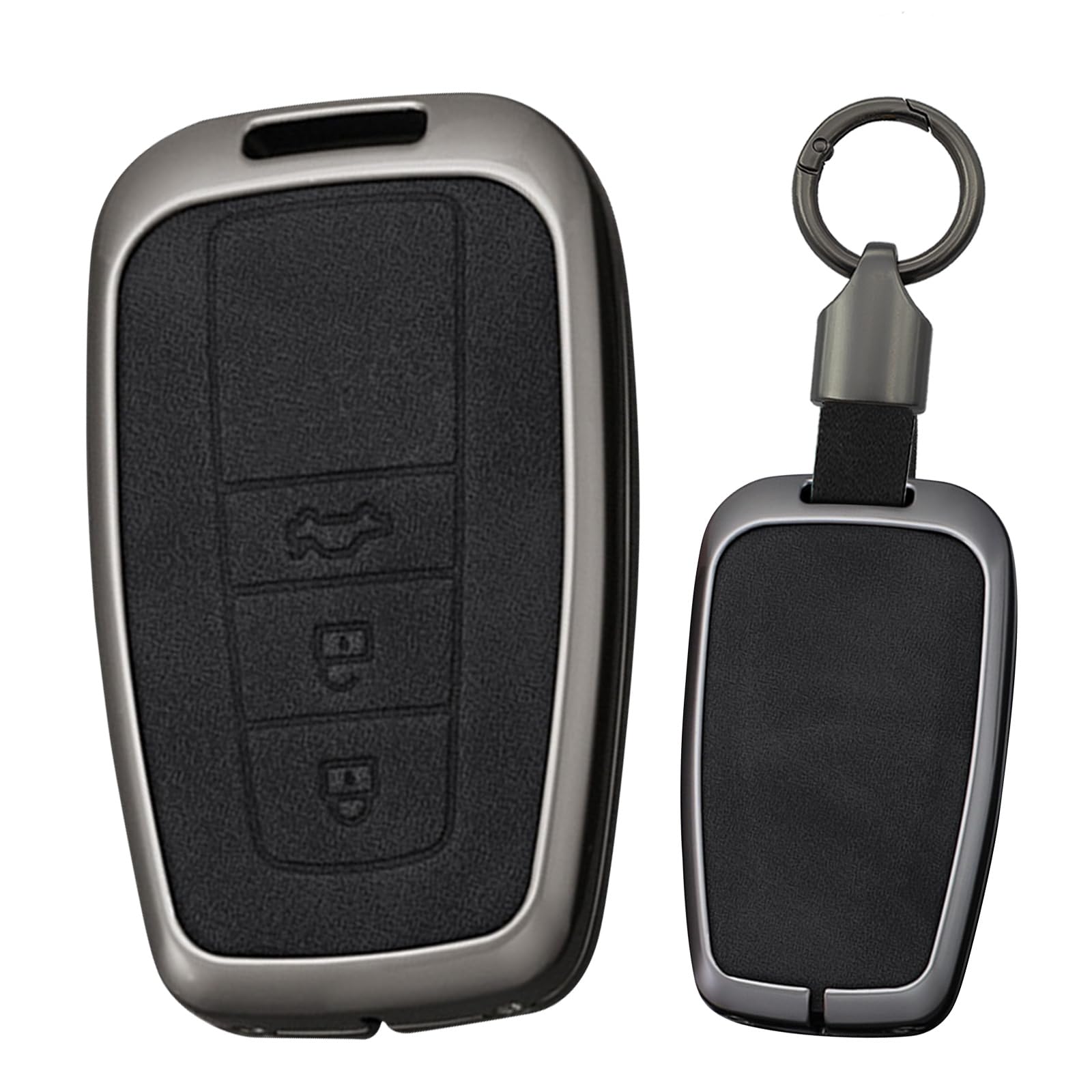 

Toyota Key Case Camry Key Cover Key Holder Toyota RAV4 CHR Prius Corolla Crown Toyota 86 Land Cruiser Smart Key Case 2 3 Button Aluminum Alloy and