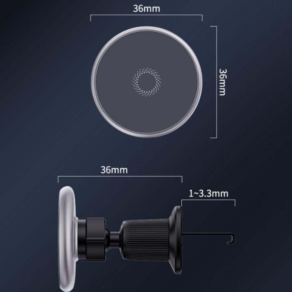 Magnetic Design Fast Wireless Charger Air Vent Mount Magnet Car Mount Car Use