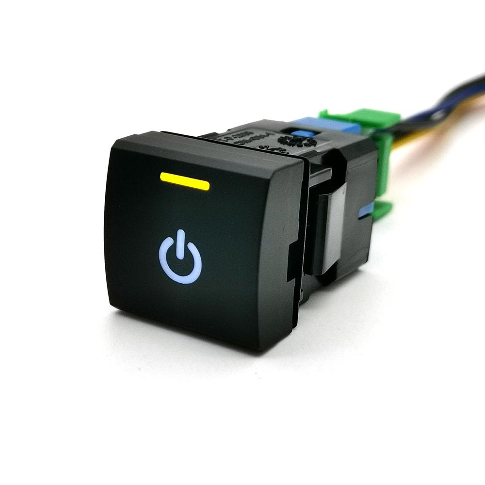 1PC Car LED DRL Radar Power on Off Fog Light View Switch Button Fit for Toyota Camry for Corolla Altis 2019 for Prado 150 2020