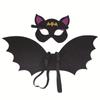 Clothing Props Children Cosplay Costume Cosplay Costume Dress Up Costumes Bat Wing Mask Set  Girl