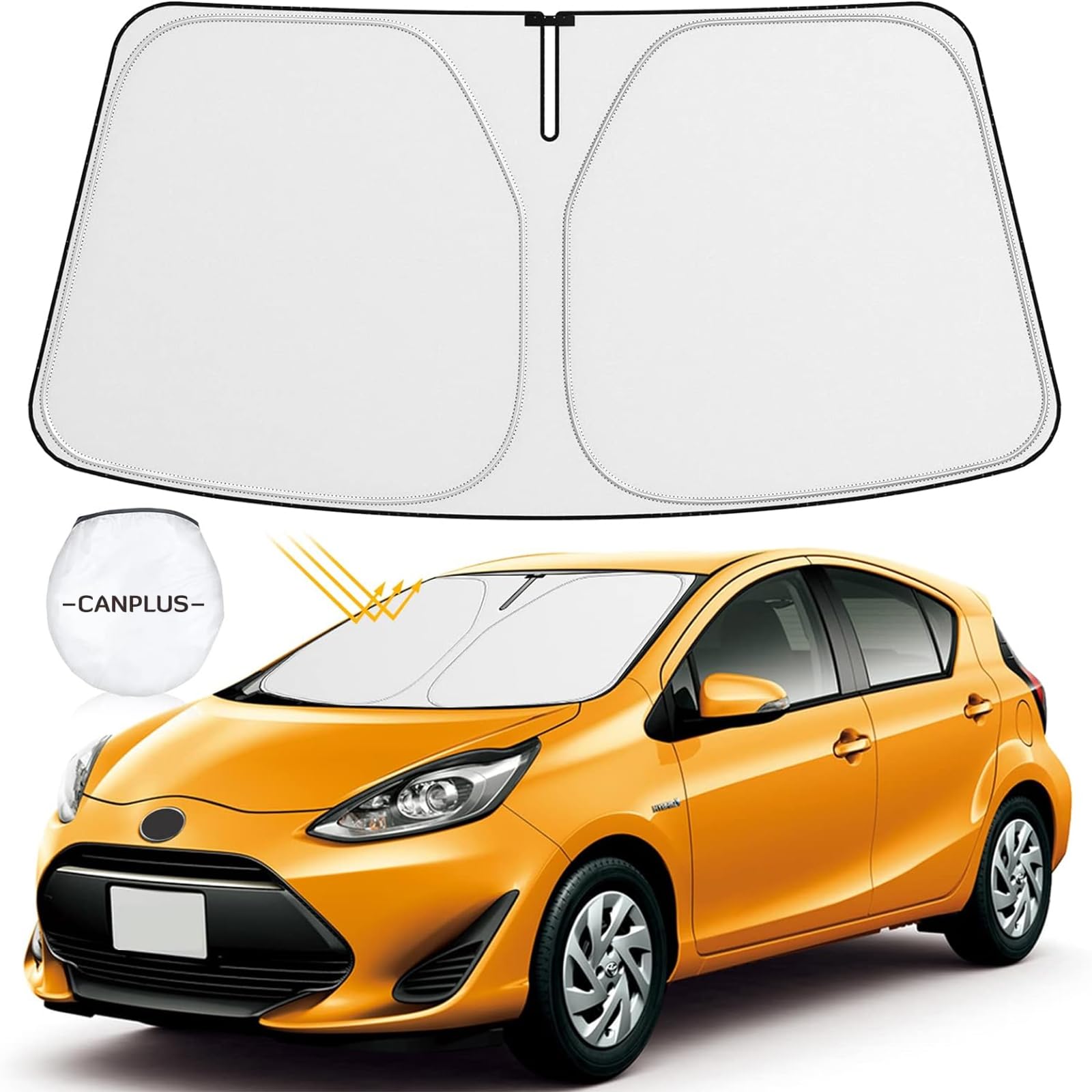 

более 50 тип Toyota Aqua NHP10 NHP10H передний солнцезащитный козырек TOYOTA Aqua декабрь 2011 - настоящее время Автомобильный солнцезащитный козырек Блокирующая ткань Защита от УФ-лучей Предотвращение солнечных ожогов