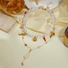 Bohemian Baroque Irregular Imitation Pearl Necklace For Women Ocean Starfish Seahorse Turtle Sun Coral Choker Beach Jewelry
