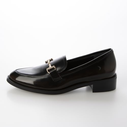 Carino Women's Loafers, CAST42006, Dark Brown, Size 23.0 Cm