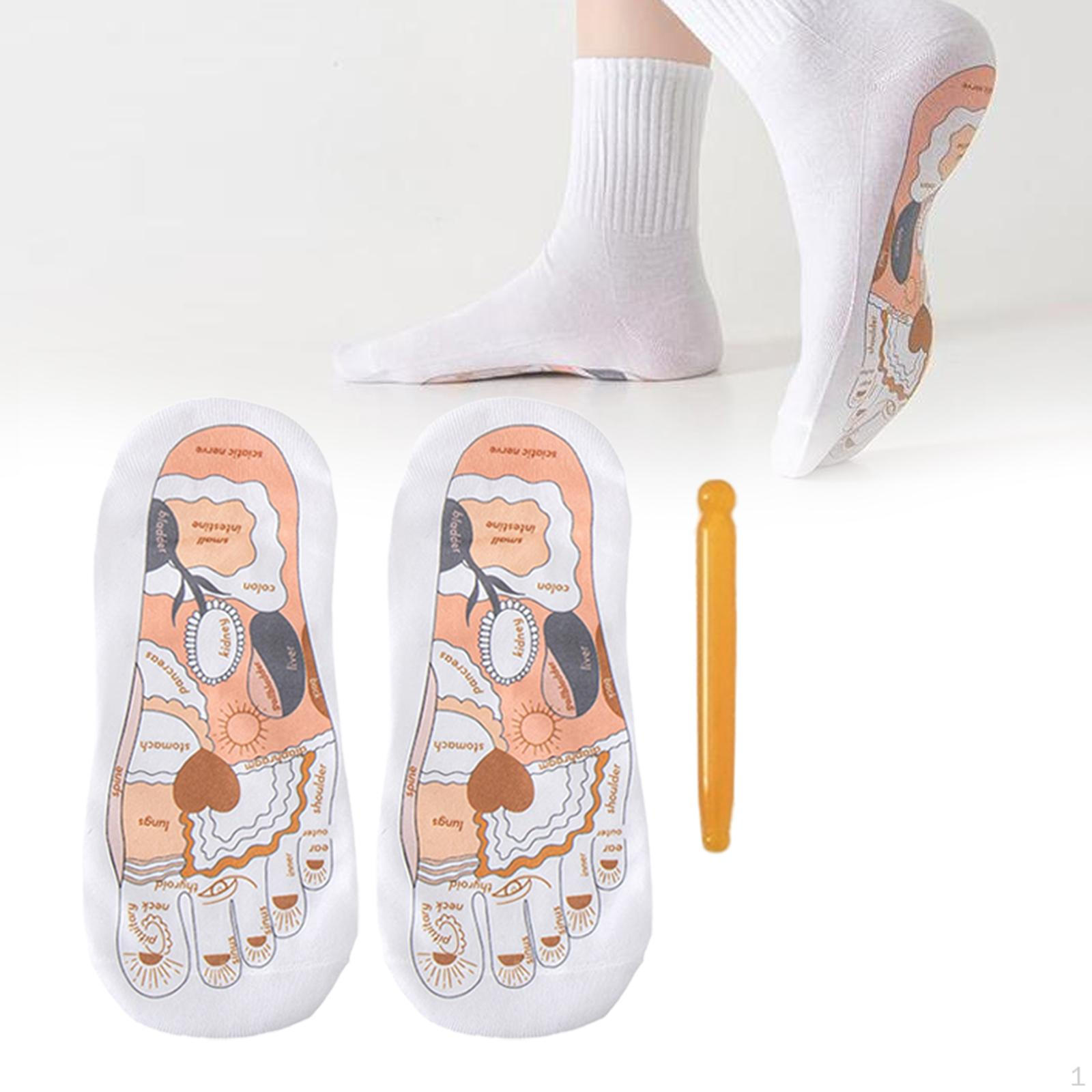 

Уютные носки для рефлексотерапии стоп для успокаивающего массажа