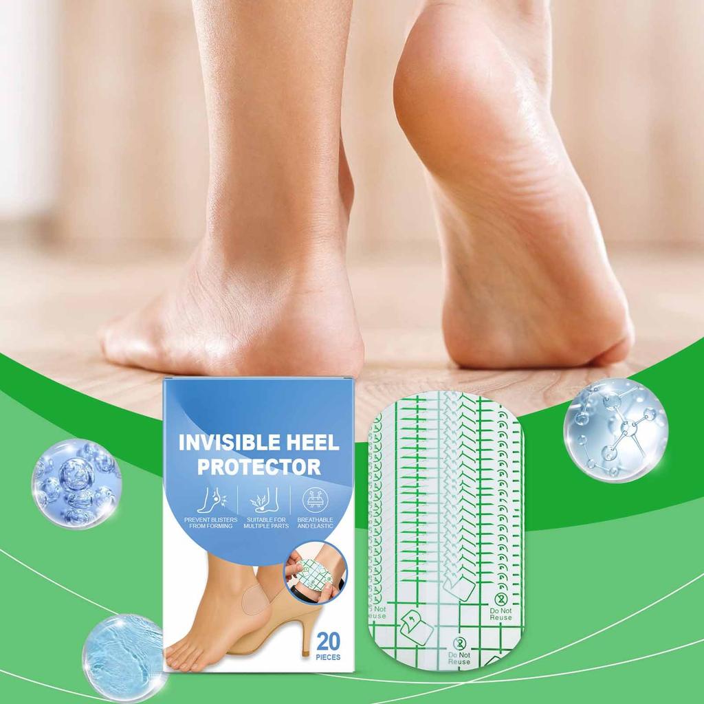 The Heel Anti-wear PU Film Anti-friction Technology Reduces Abrasions, Is Transparent, Waterproof And Sweat-proof