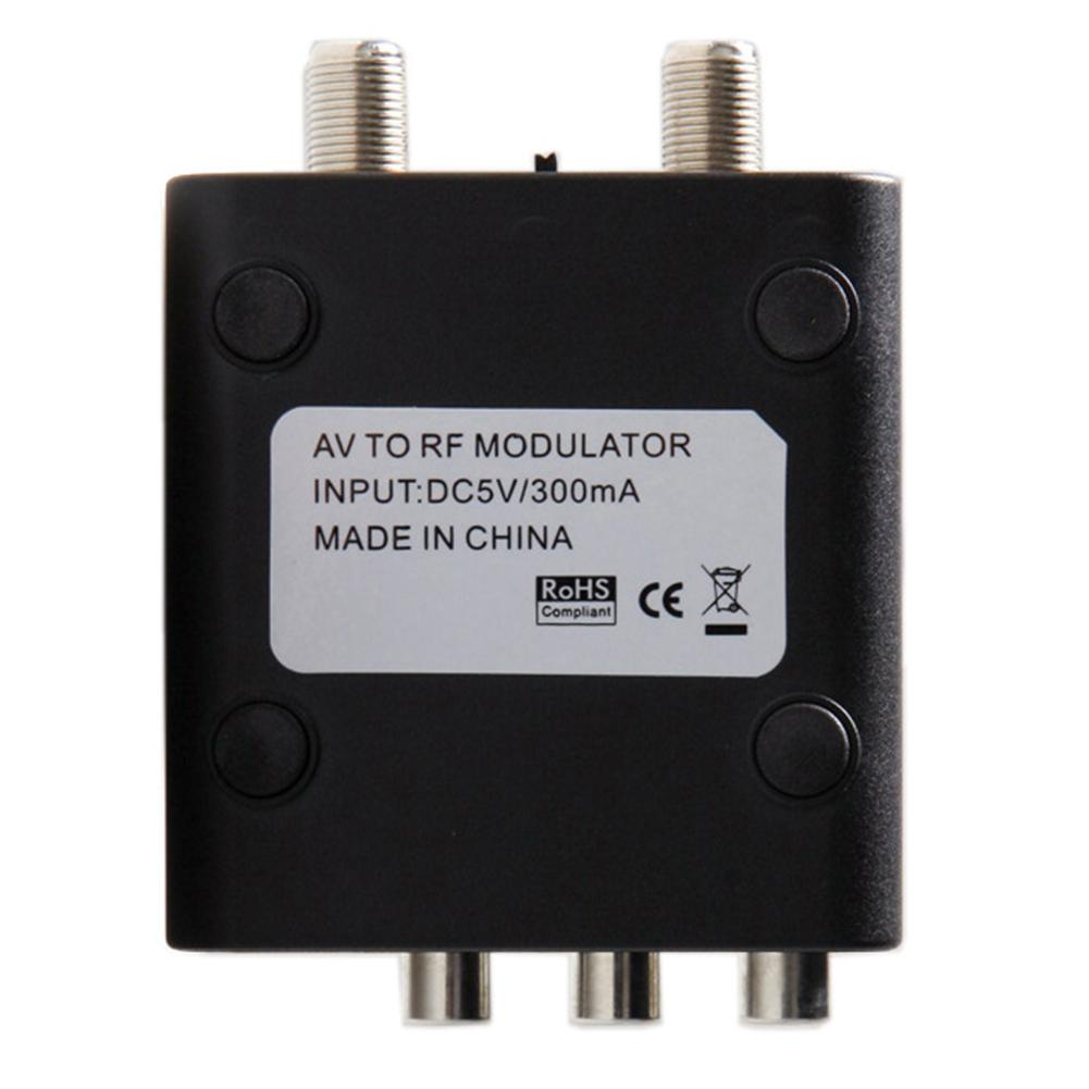 Audio And Video RF Output Instrument Part HD Video Output AV To RF Converter Adjustable Output Channel Compact Design