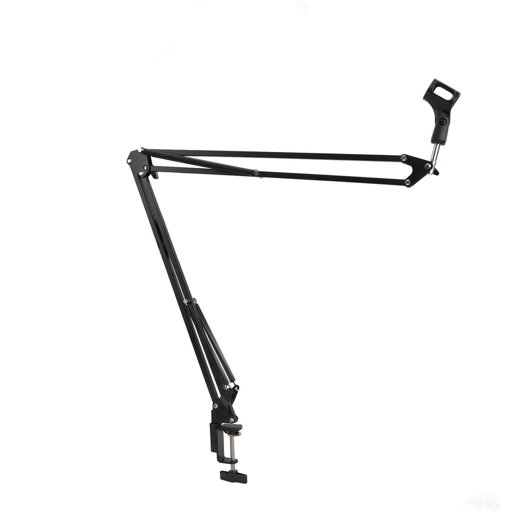 Elprico Microphone Arm Stand 360° Flexible Steel Boom Noise Reduction Spring Studio Recording Heavy Duty 3kg Support