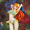 Charming One Piece Nami Pvc Figure In Colorful Bikini Swimsuit Decoration Model