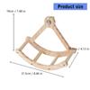 Bird Cage Perch Fun Chewing Swing Toy Smooth For Parakeets Cockatiels And Pet Birds Cage Enrichment