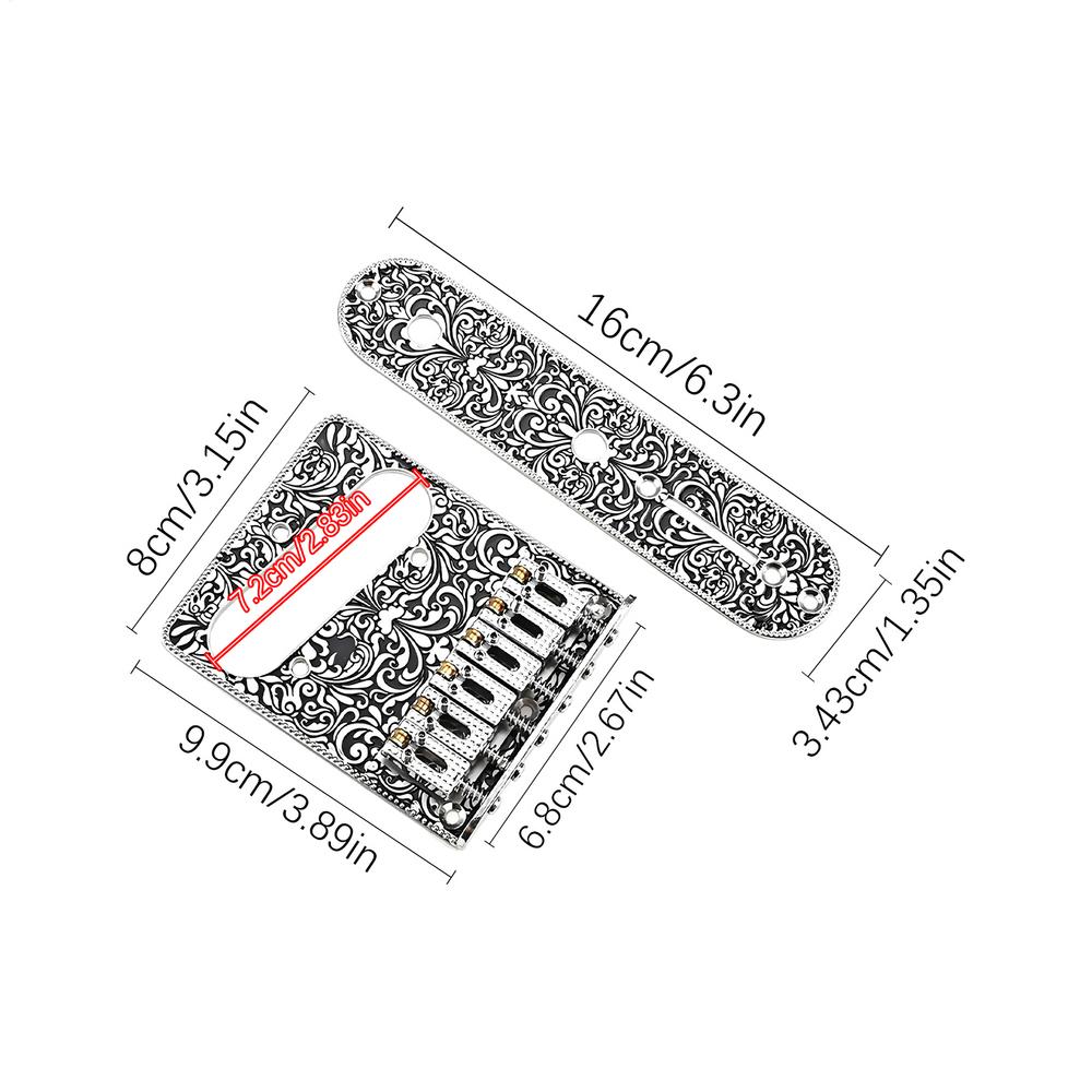 

Guitar Saddle Bridge Plate Alloy Standard Hole Pattern Hardware Electric Guitar Saddle For Holiday Maintenance Restoration срібний