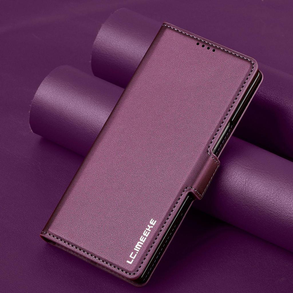 Compatible Galaxy Z Fold7/6/5/4 Leather Wallet Phone Case