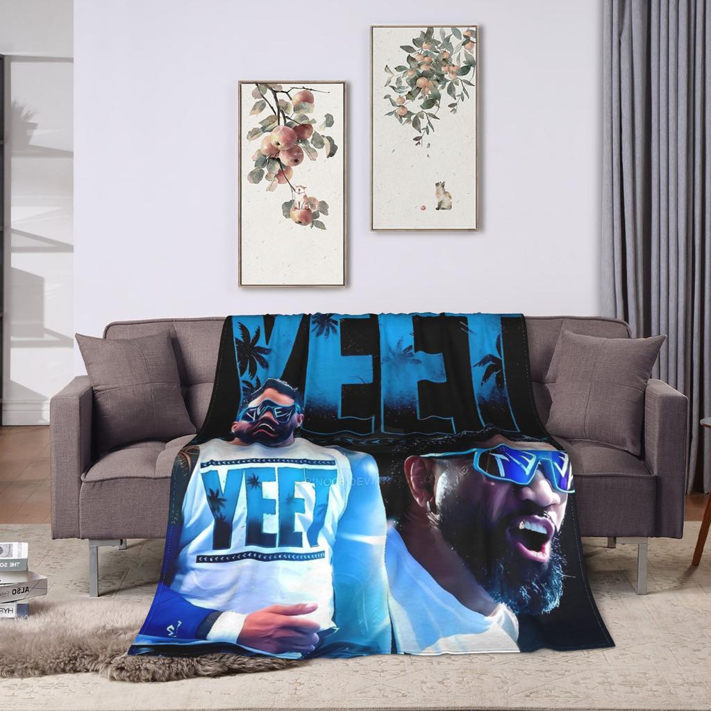 JEY YEET USO Wrestling Plüschdecke Mädchen Jungen Flanell Überwurfdecke Für Schlafzimmer Warm Weich Qualität Tagesdecke Geschenkidee