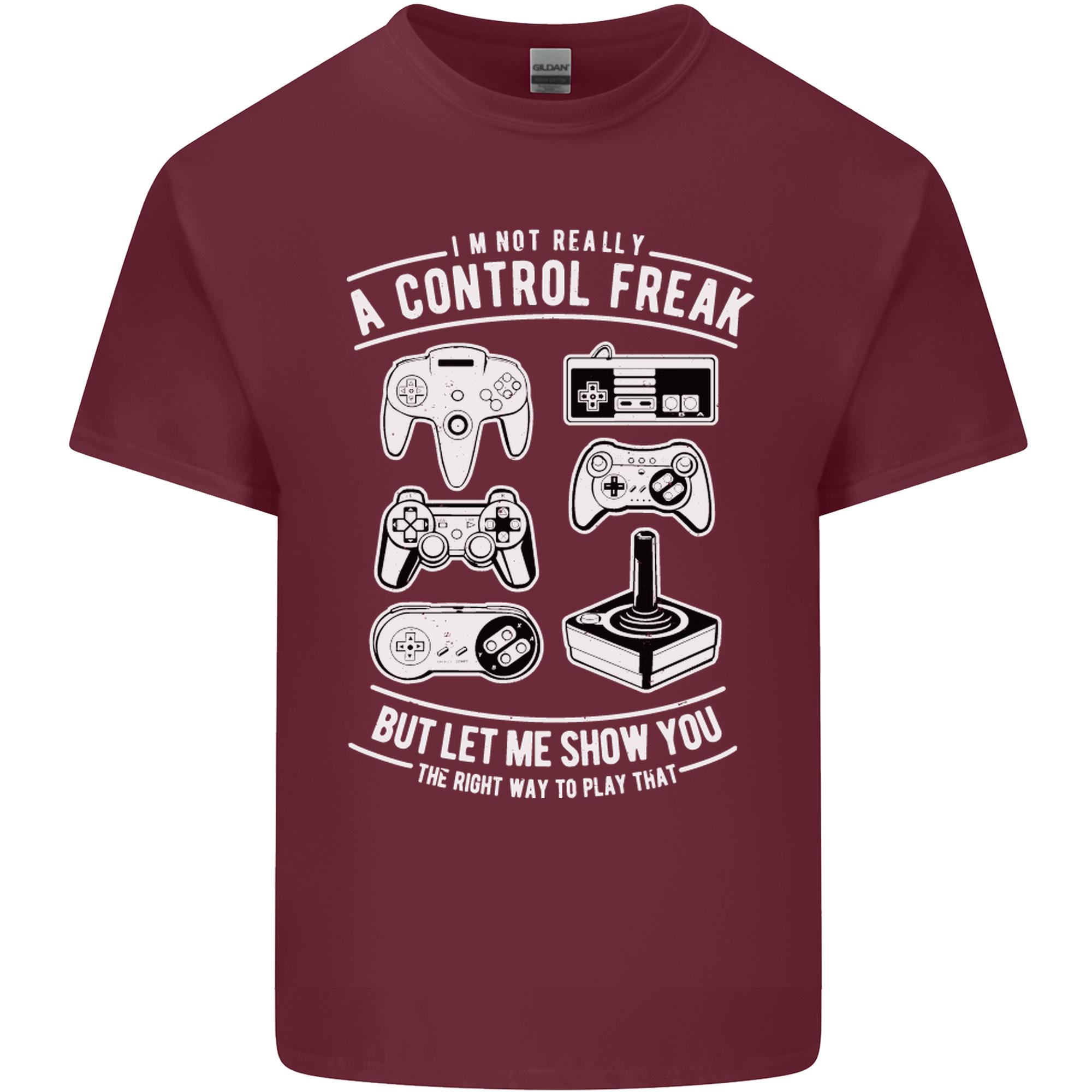 Control Freak Funny Gaming Gamer Unisexs Light Cotton TShirt S
