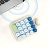 Mofii Wireless Numeric Keypad,Colorful Retro Mini Portable Numeric Keypad,2.4G Wireless External Keyboard for Computer