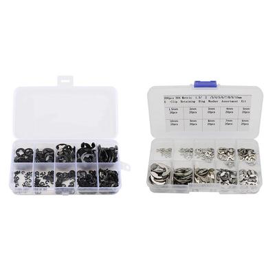 Other auto Parts,Carbon Spring Steel E-Clip Snap Ring Circlip Retaining Ring Kit 160pcs Auto Replacement Parts