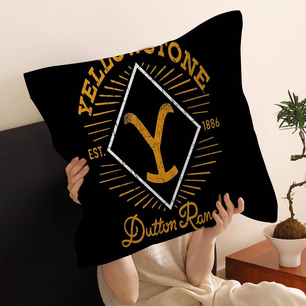 Y-Yellowstone D-Dutton R-Ranch Maple Design Cushion Cover Happy Autumn Harvest decor Holiday Decorati Pillow Cover