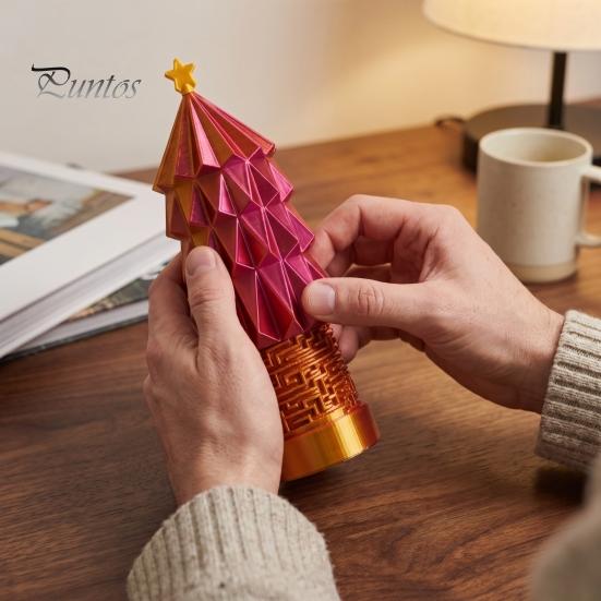 Desktop Ornament for Christmas 3D Printed Tree Maze Piggy Bank with Coin Slot, Funny Game Decorative Figurine Slot Kids and Adults, Home Decor