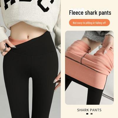 Pink Velvet Women's Warm Leggings for Autumn and Winter - Thick, Cozy, and Stylish Barbie-Inspired Design